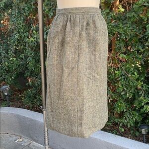 Vintage Ralph Lauren Blue Label Wool Skirt